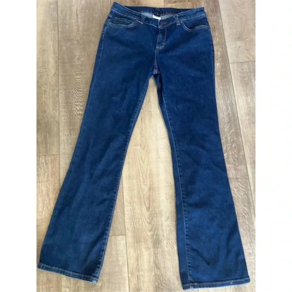 Patagonia Women's Bootcut Jeans Blue Dark Wash Vintage Style size 30 ( 8P )